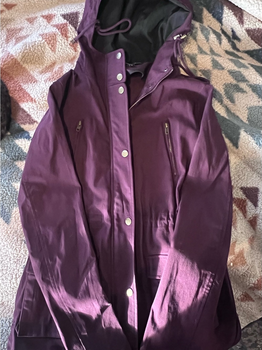 Hooded Rain Coat  NEW